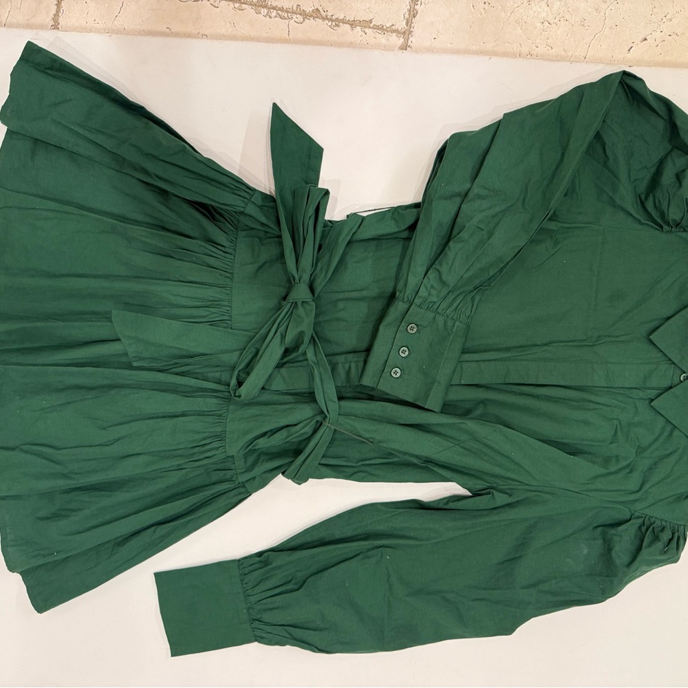 Elegant Green High Low Dress